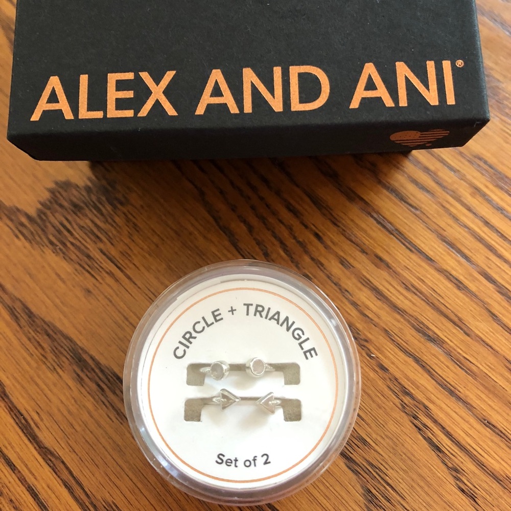 Alex and Ani sterling silver rings